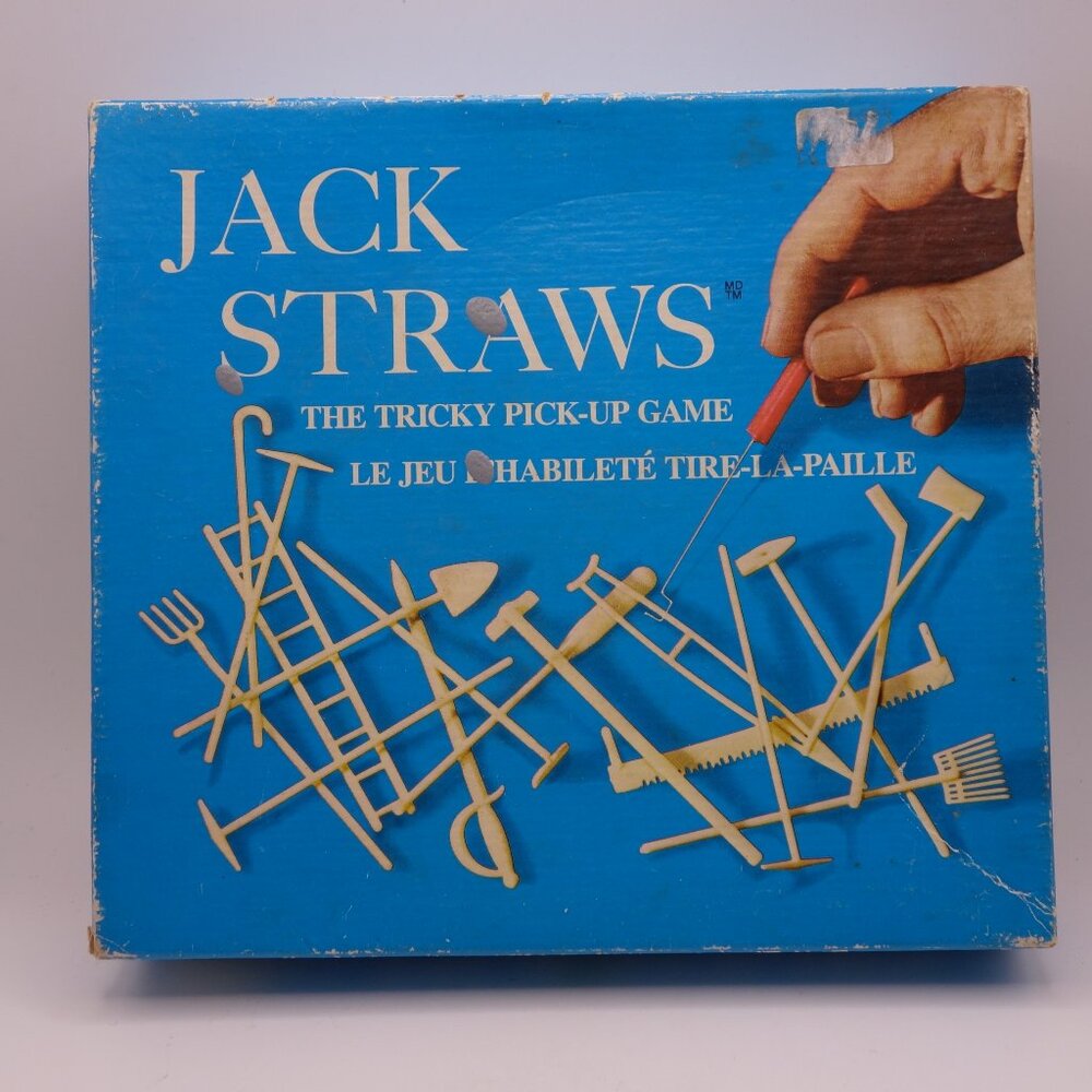 Vintage Parker Brothers Jack Straws The Tricky Pick Up Game No. A78 Ages 6-12